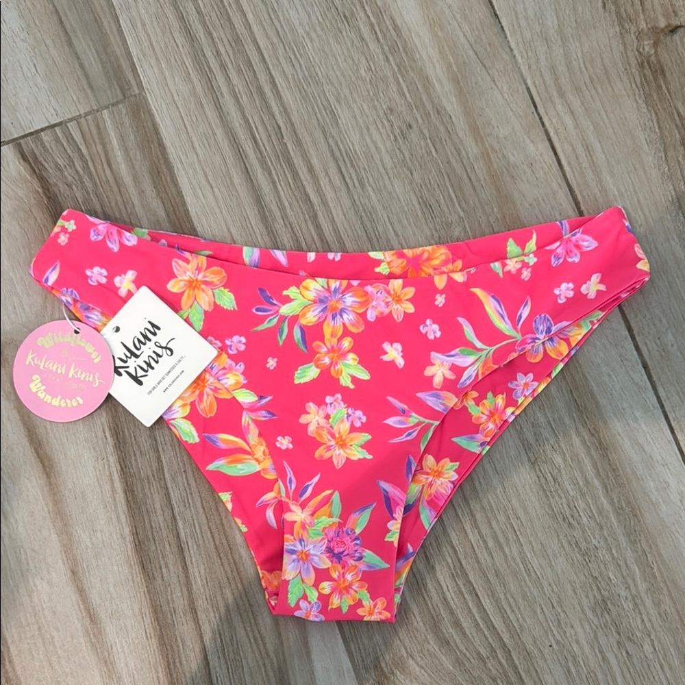 Kulanikinis Floral Bikini Bottom - Lexi Hidalgo Collection